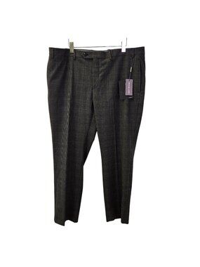 NWT Michael Kors Marvin Glen Plaid Trouser Pants Size 40x29
